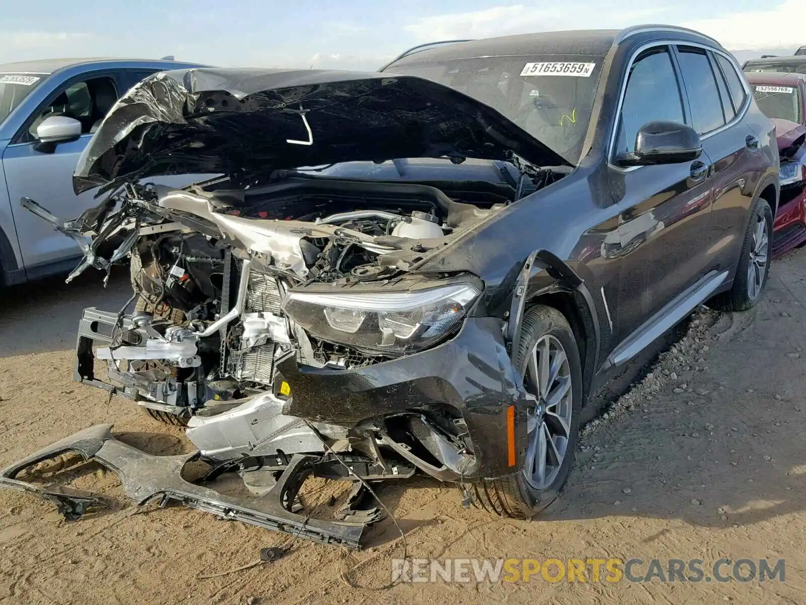 2 Photograph of a damaged car 5UXTR9C56KLP95912 BMW X3 2019