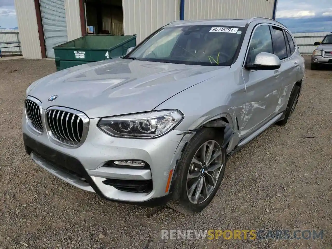 2 Photograph of a damaged car 5UXTR9C56KLP96171 BMW X3 2019