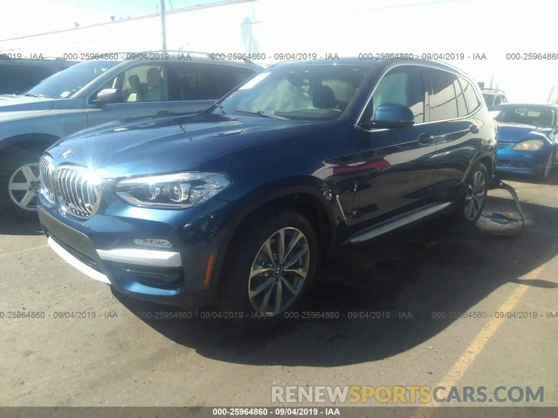 2 Photograph of a damaged car 5UXTR9C56KLR03980 BMW X3 2019