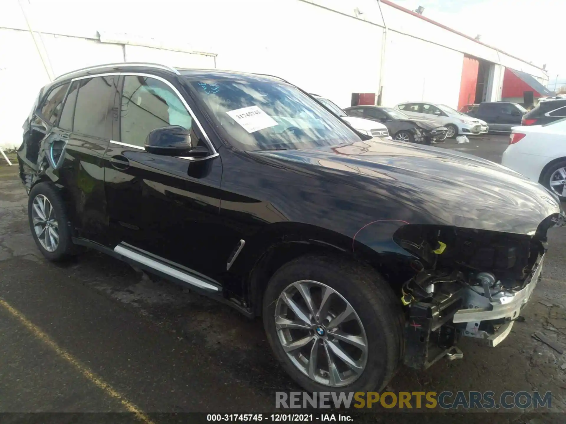 1 Photograph of a damaged car 5UXTR9C56KLR04353 BMW X3 2019