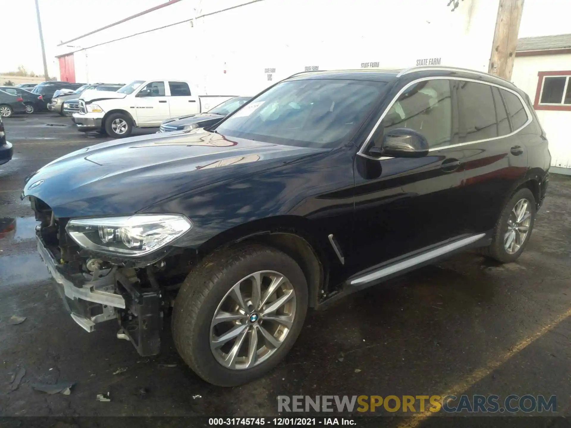 2 Photograph of a damaged car 5UXTR9C56KLR04353 BMW X3 2019