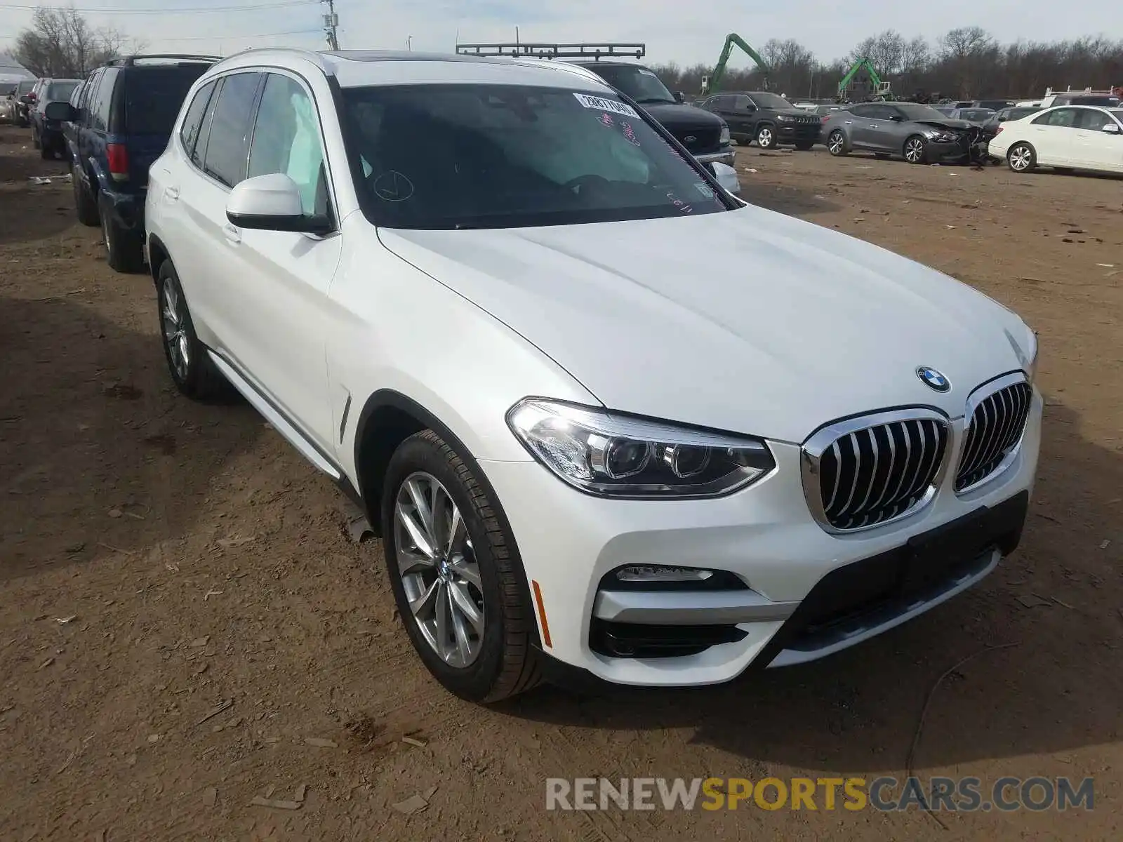 1 Photograph of a damaged car 5UXTR9C56KLR04434 BMW X3 2019