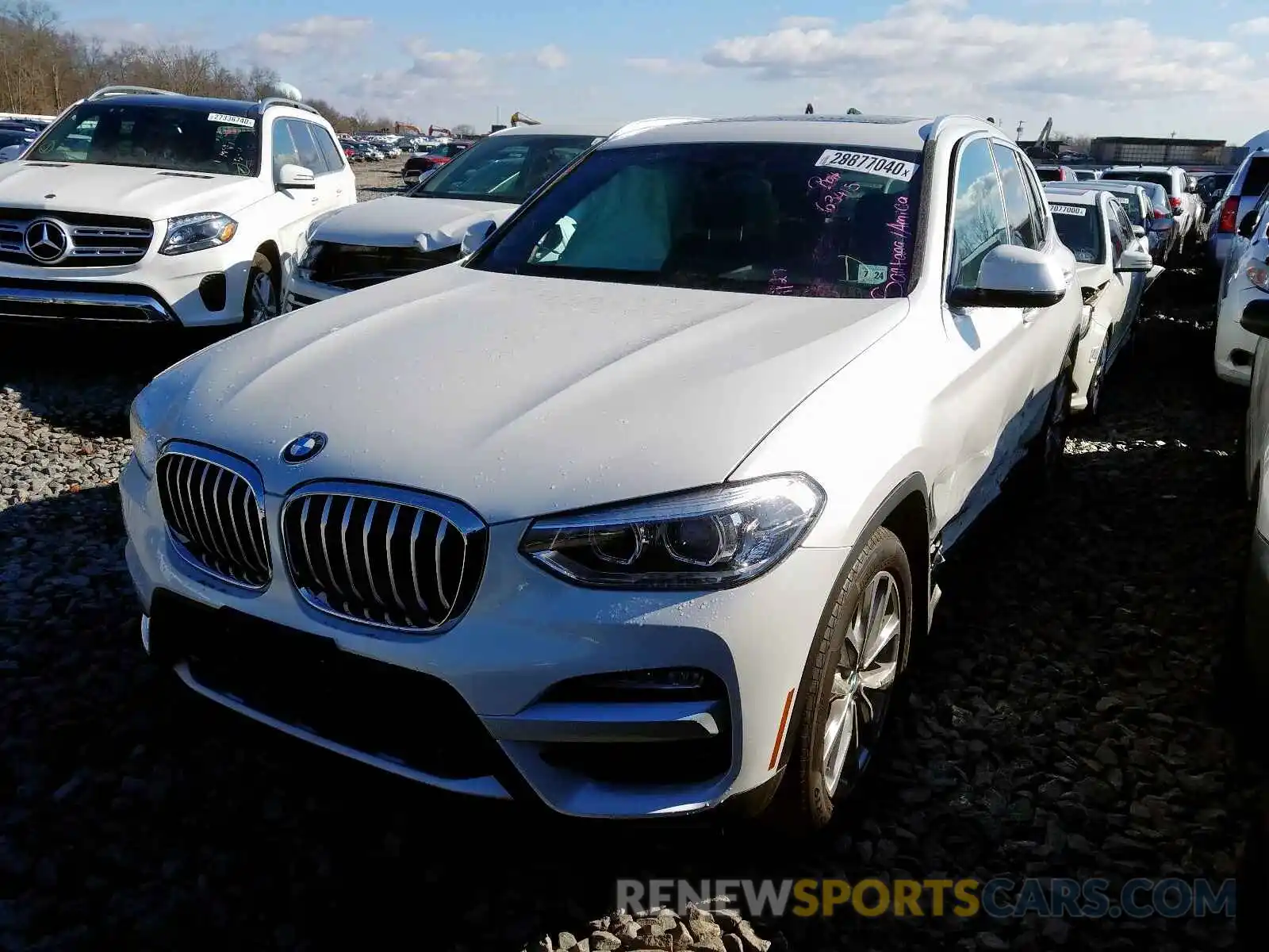 2 Photograph of a damaged car 5UXTR9C56KLR04434 BMW X3 2019