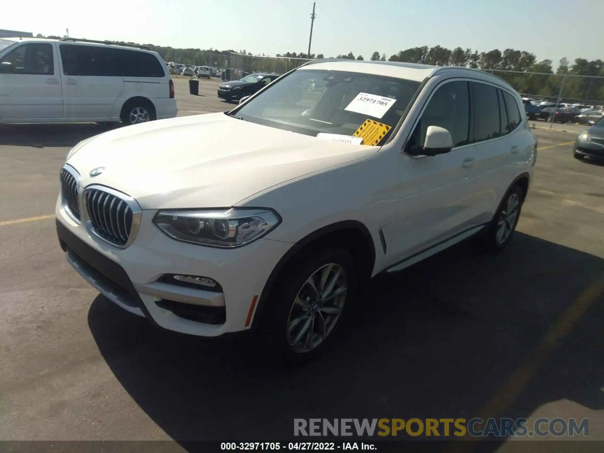 2 Photograph of a damaged car 5UXTR9C56KLR04613 BMW X3 2019