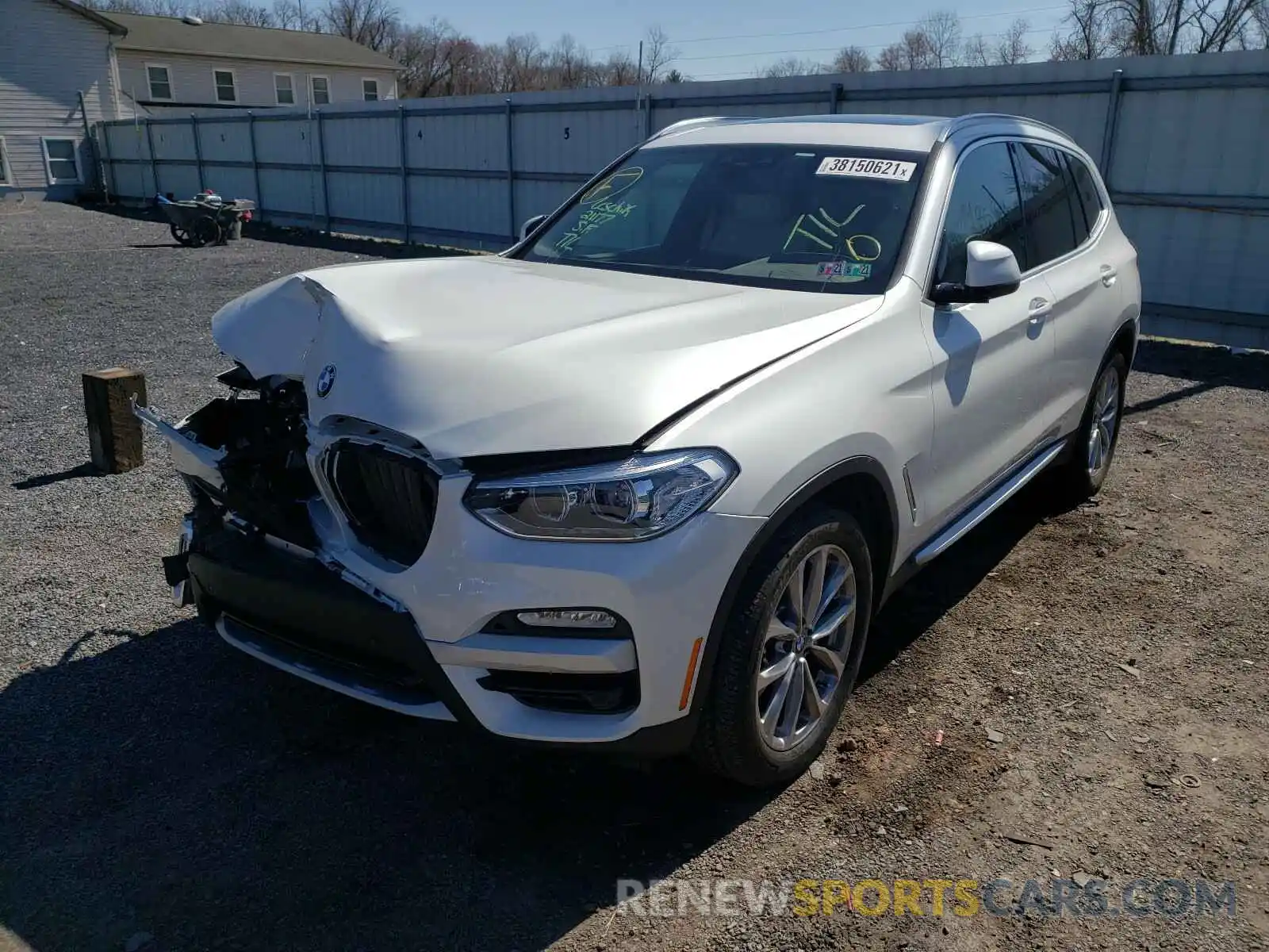 2 Photograph of a damaged car 5UXTR9C56KLR04742 BMW X3 2019