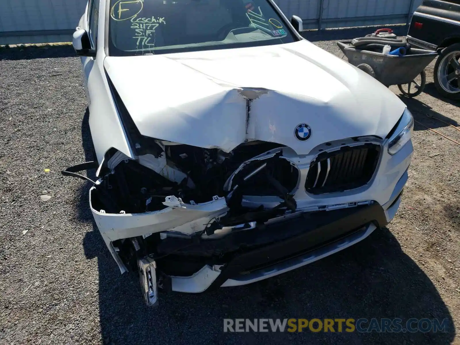 9 Photograph of a damaged car 5UXTR9C56KLR04742 BMW X3 2019