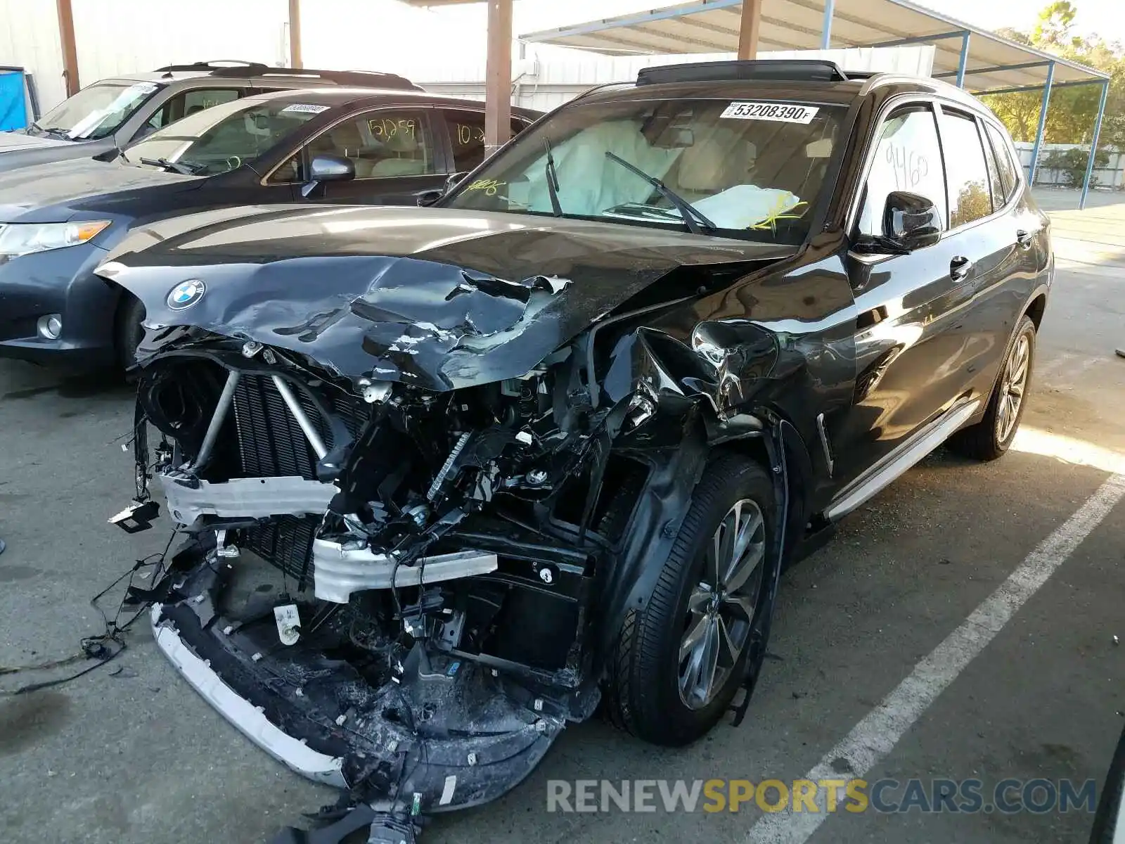 2 Photograph of a damaged car 5UXTR9C56KLR05213 BMW X3 2019