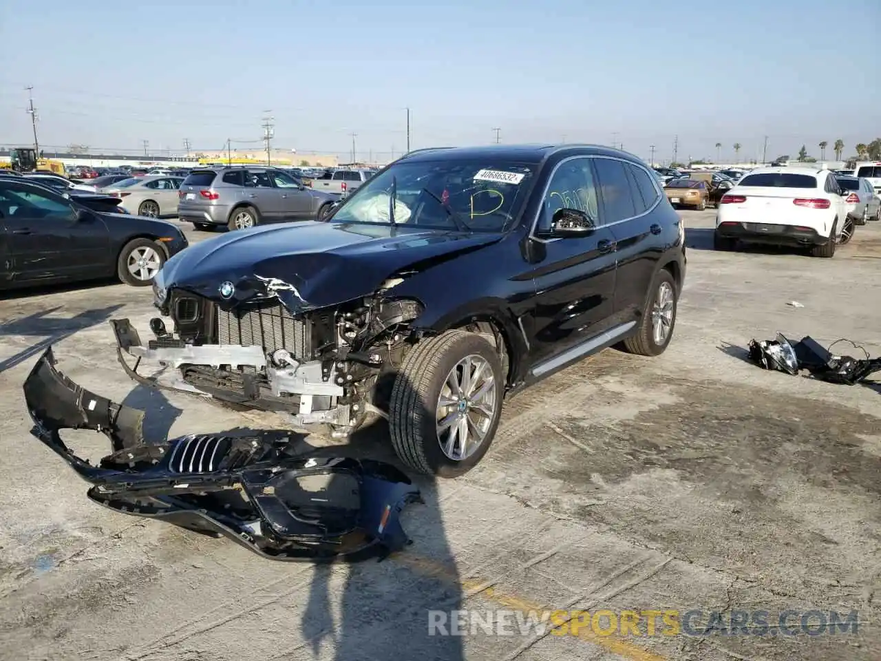 2 Photograph of a damaged car 5UXTR9C56KLR08175 BMW X3 2019