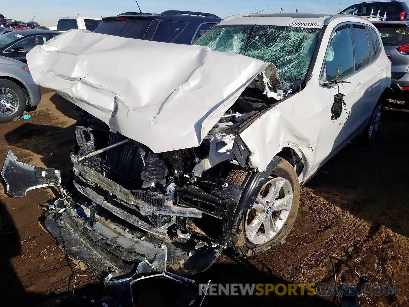 2 Photograph of a damaged car 5UXTR9C56KLR08192 BMW X3 2019