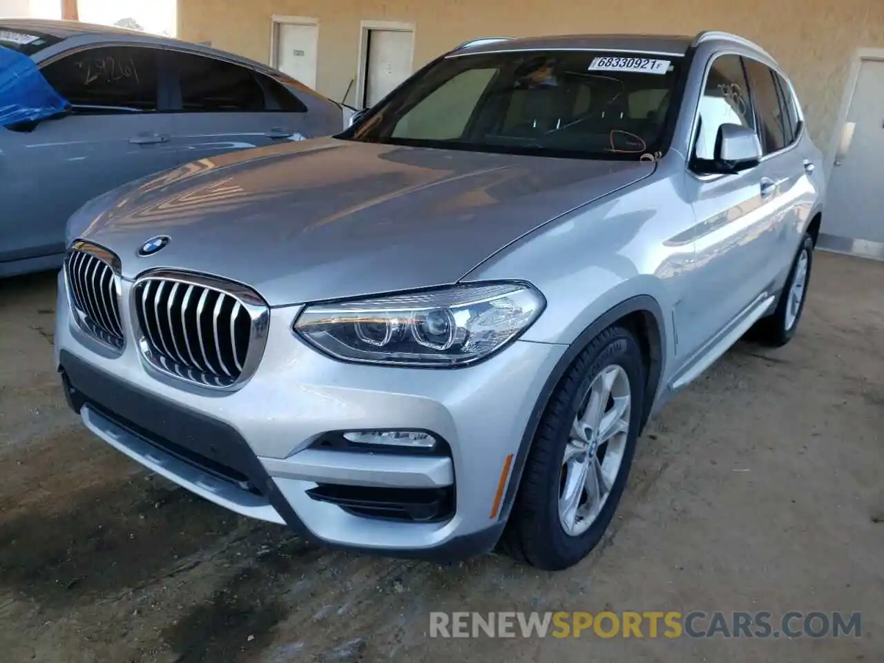 2 Photograph of a damaged car 5UXTR9C56KLR10010 BMW X3 2019