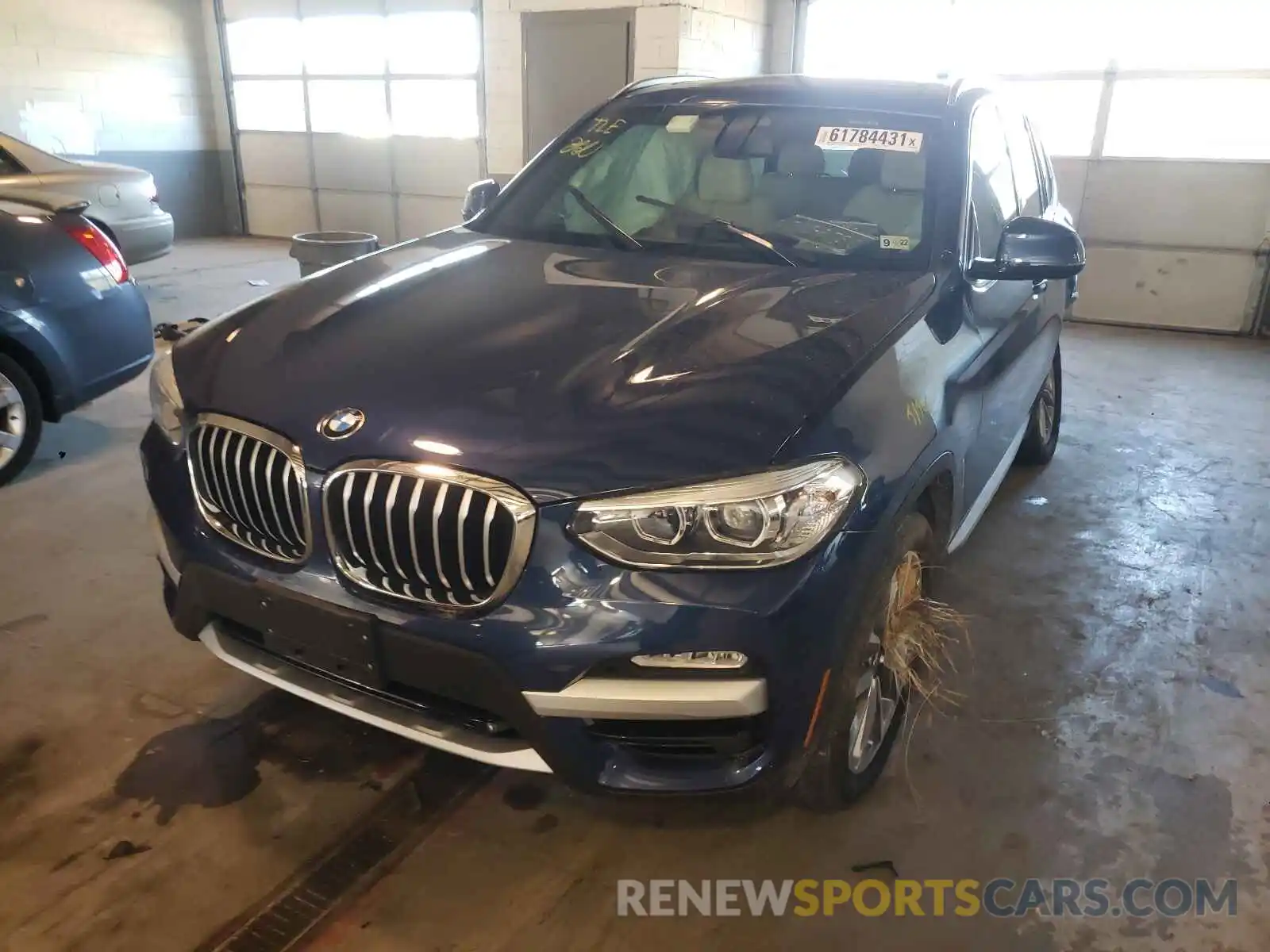 2 Photograph of a damaged car 5UXTR9C56KLR10122 BMW X3 2019