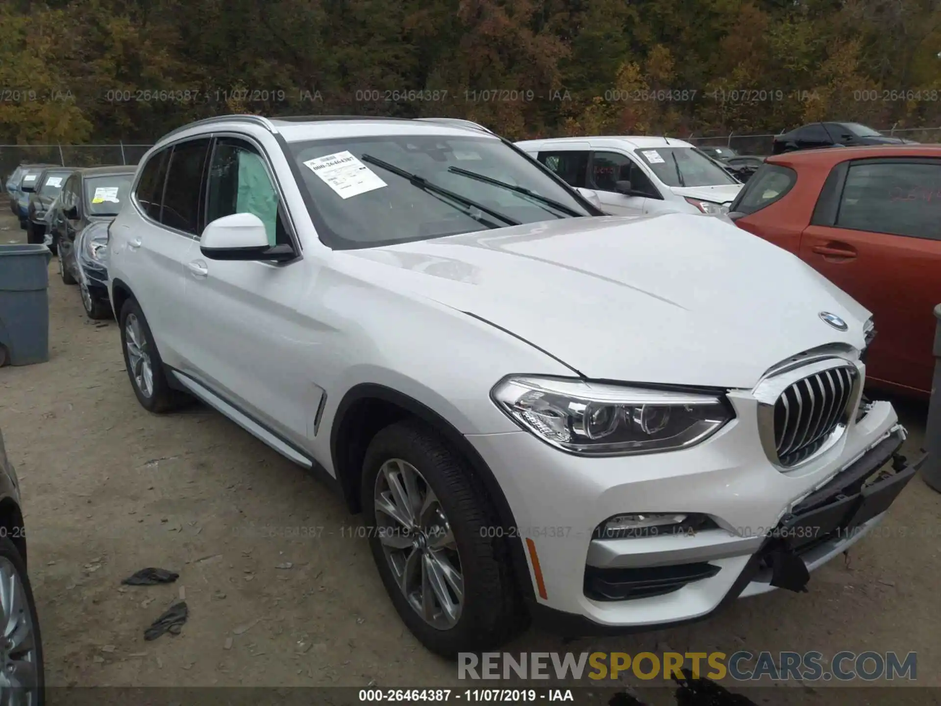 1 Photograph of a damaged car 5UXTR9C56KLR10363 BMW X3 2019