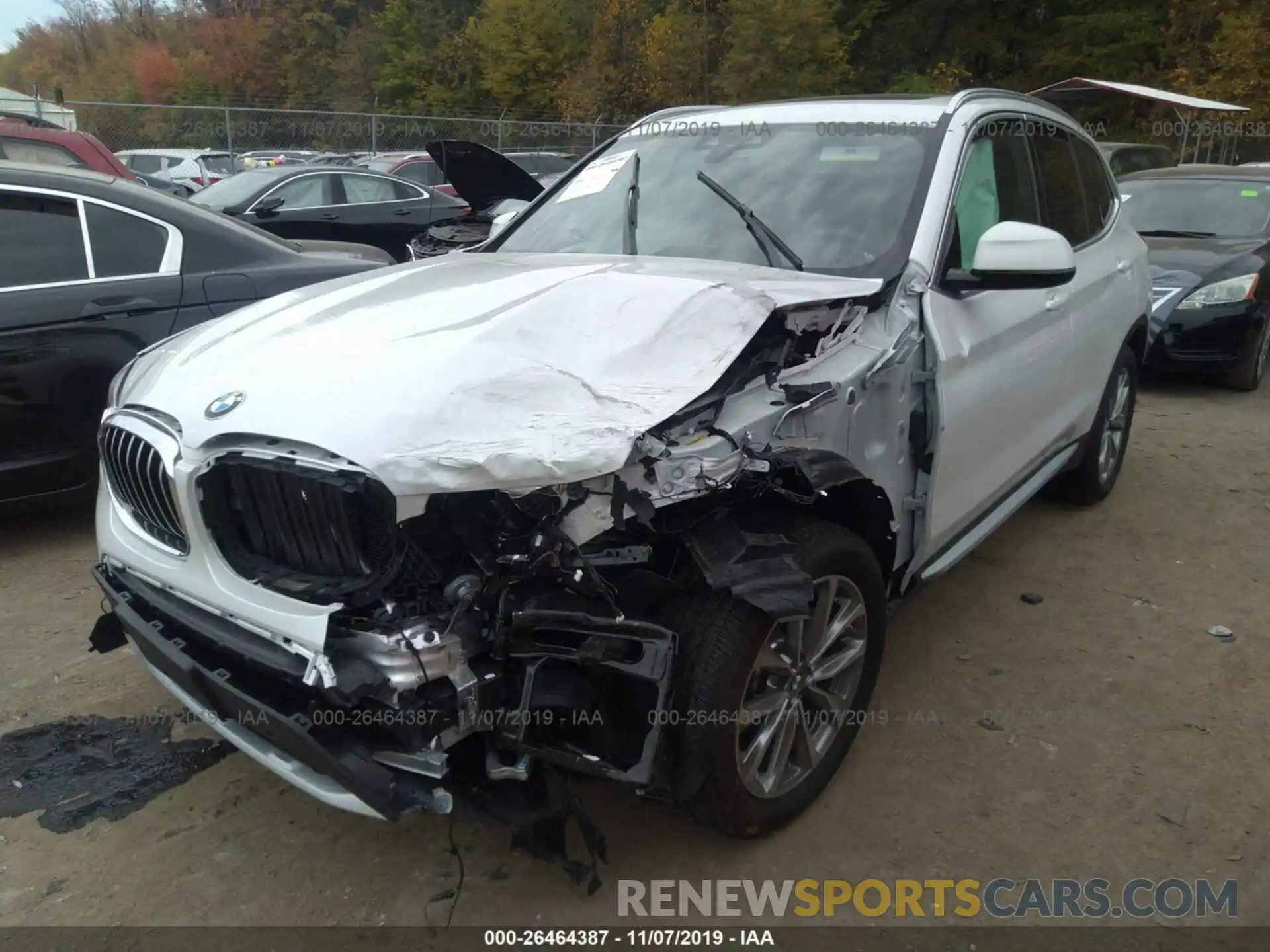 2 Photograph of a damaged car 5UXTR9C56KLR10363 BMW X3 2019