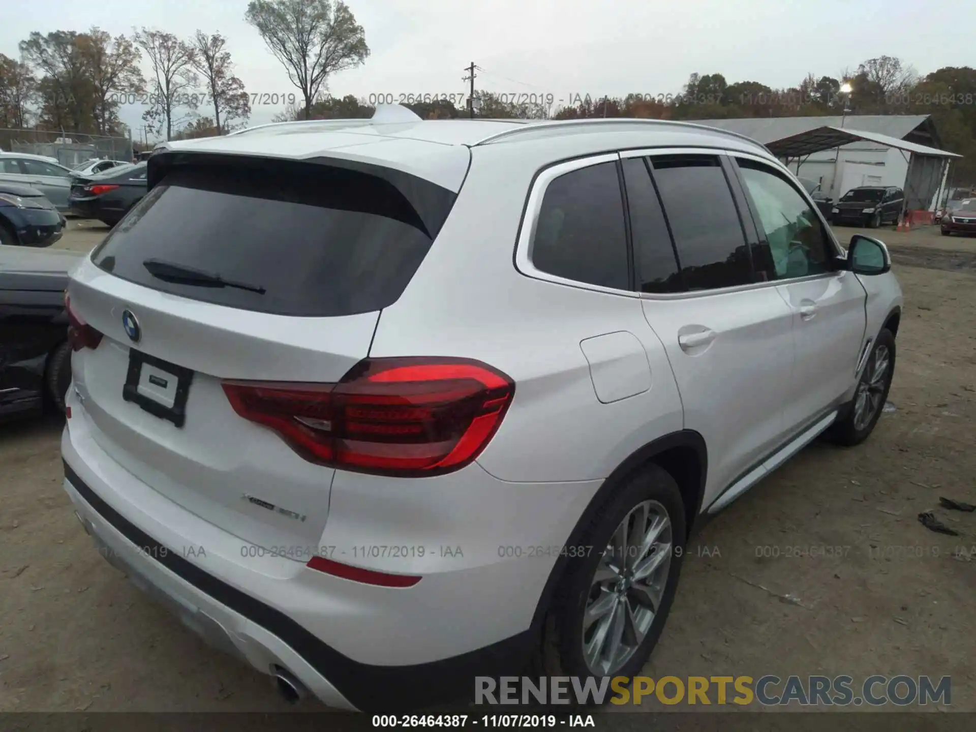 4 Фотография поврежденного автомобиля 5UXTR9C56KLR10363 BMW X3 2019