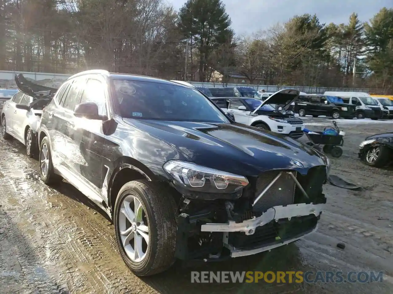 1 Photograph of a damaged car 5UXTR9C57KLD90659 BMW X3 2019