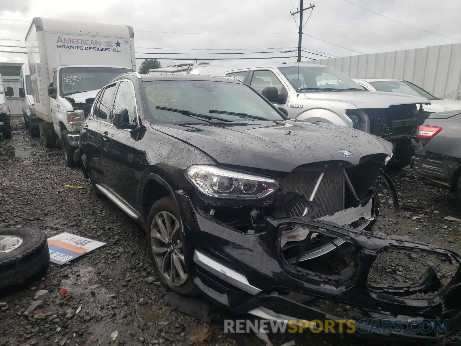 1 Photograph of a damaged car 5UXTR9C57KLD95215 BMW X3 2019