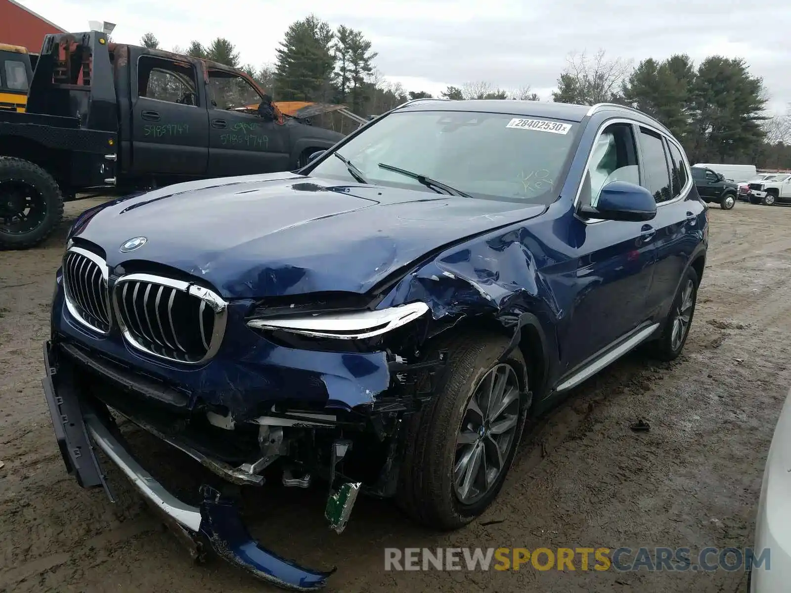 2 Photograph of a damaged car 5UXTR9C57KLD96669 BMW X3 2019