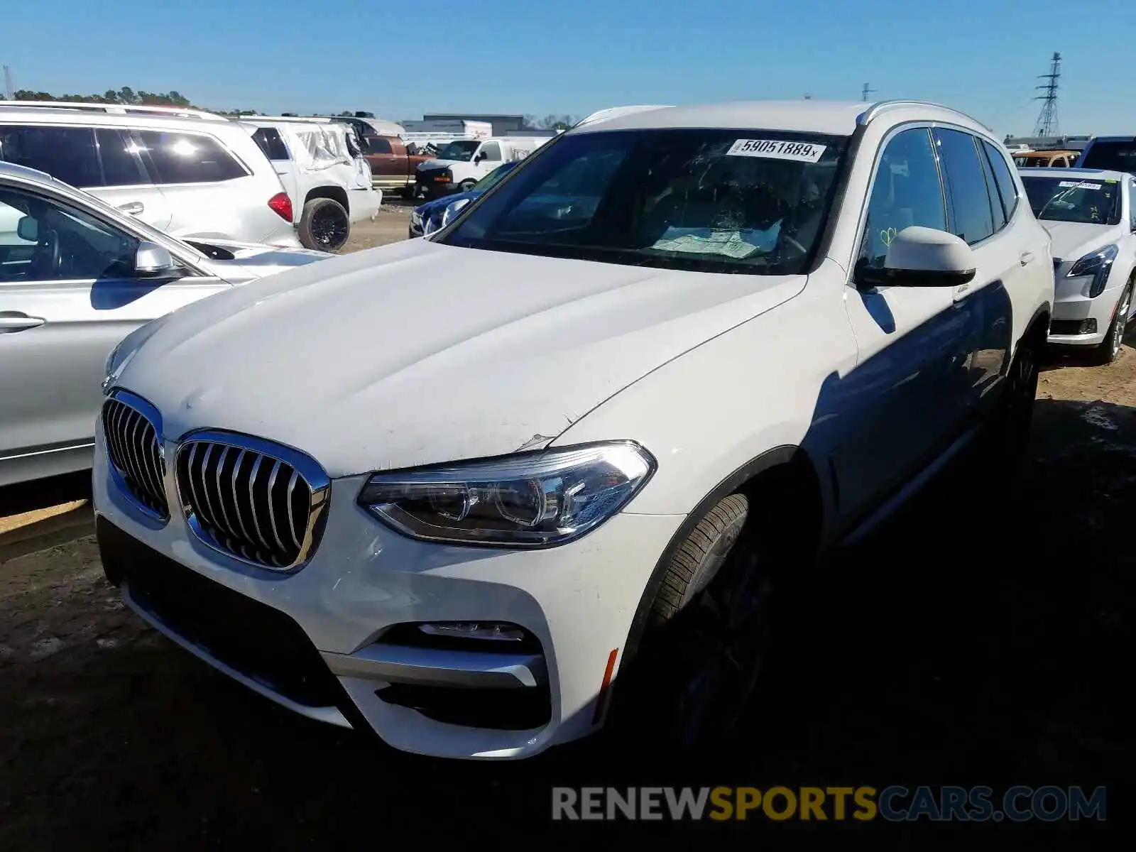 2 Photograph of a damaged car 5UXTR9C57KLD96882 BMW X3 2019