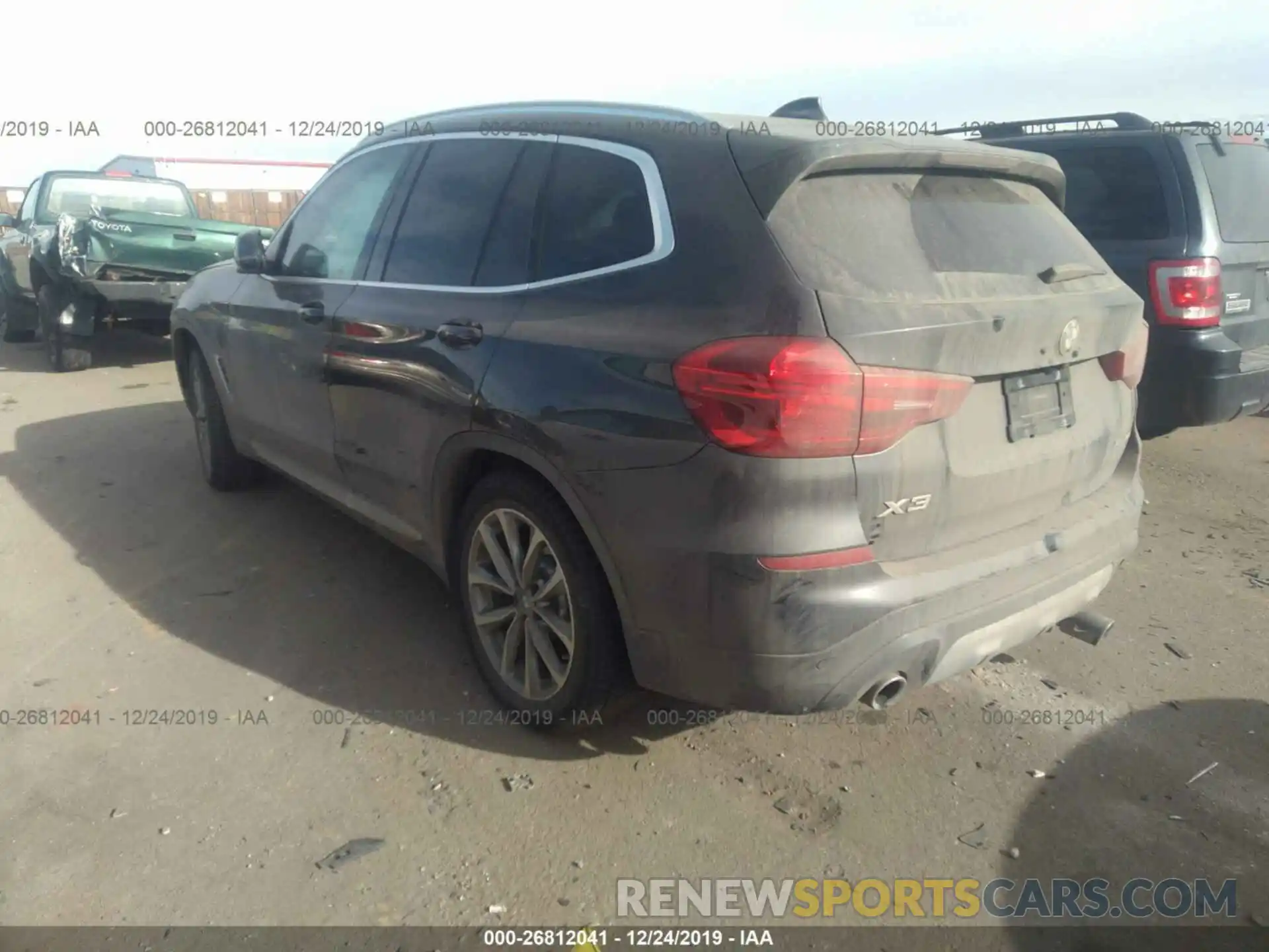 3 Photograph of a damaged car 5UXTR9C57KLD98051 BMW X3 2019