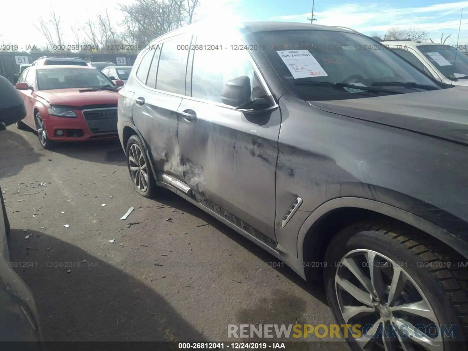 6 Photograph of a damaged car 5UXTR9C57KLD98051 BMW X3 2019