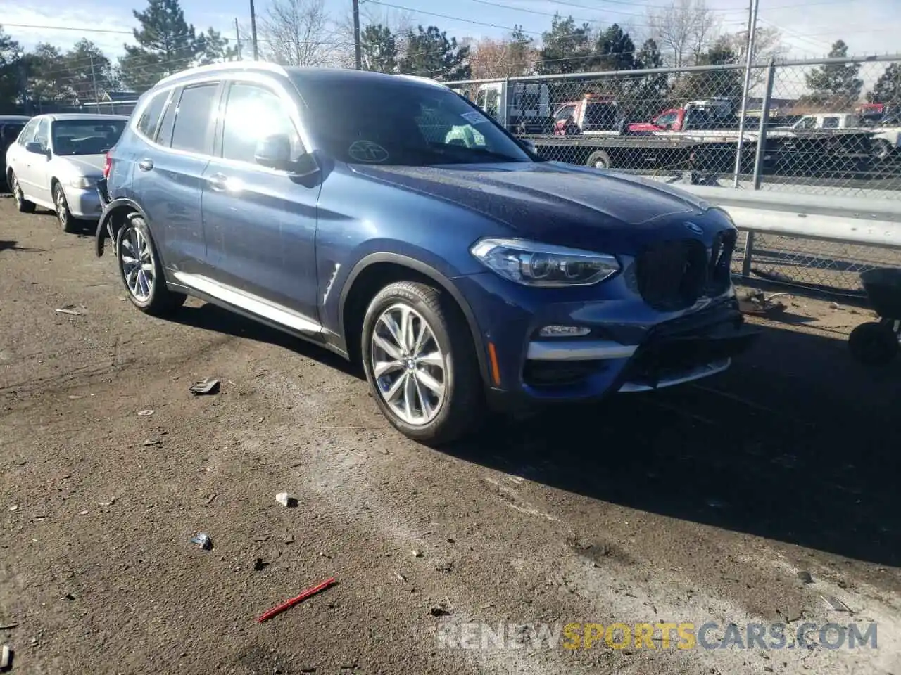 1 Photograph of a damaged car 5UXTR9C57KLD98115 BMW X3 2019