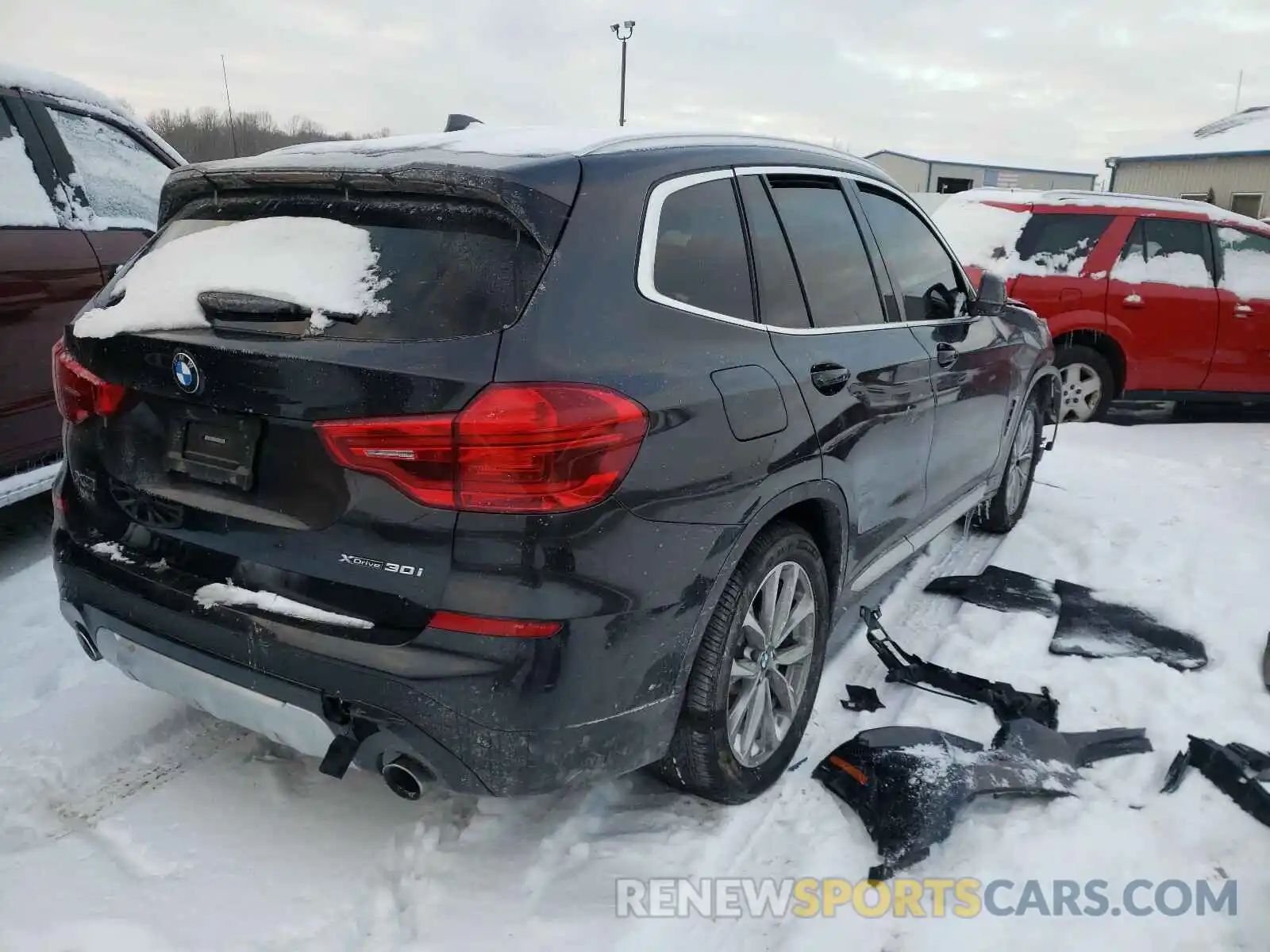 4 Фотография поврежденного автомобиля 5UXTR9C57KLE13261 BMW X3 2019