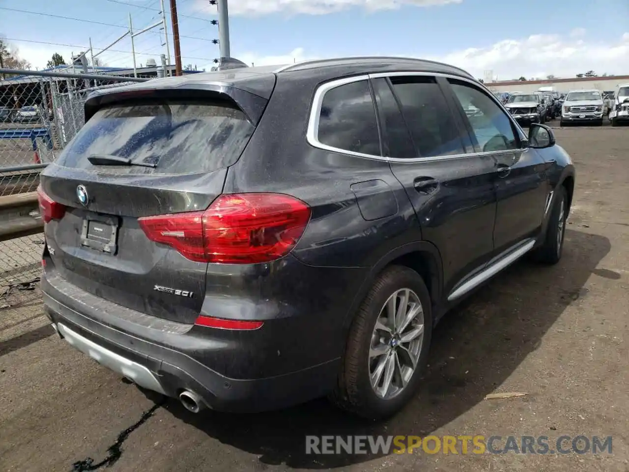 4 Photograph of a damaged car 5UXTR9C57KLE13325 BMW X3 2019