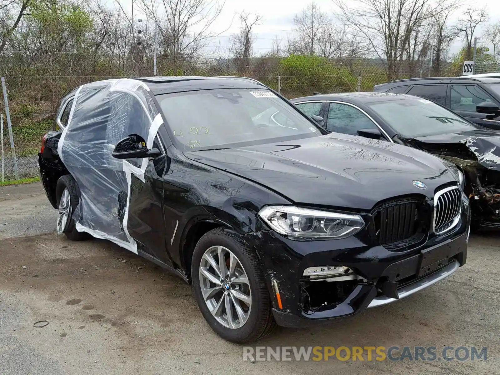 1 Photograph of a damaged car 5UXTR9C57KLE13339 BMW X3 2019