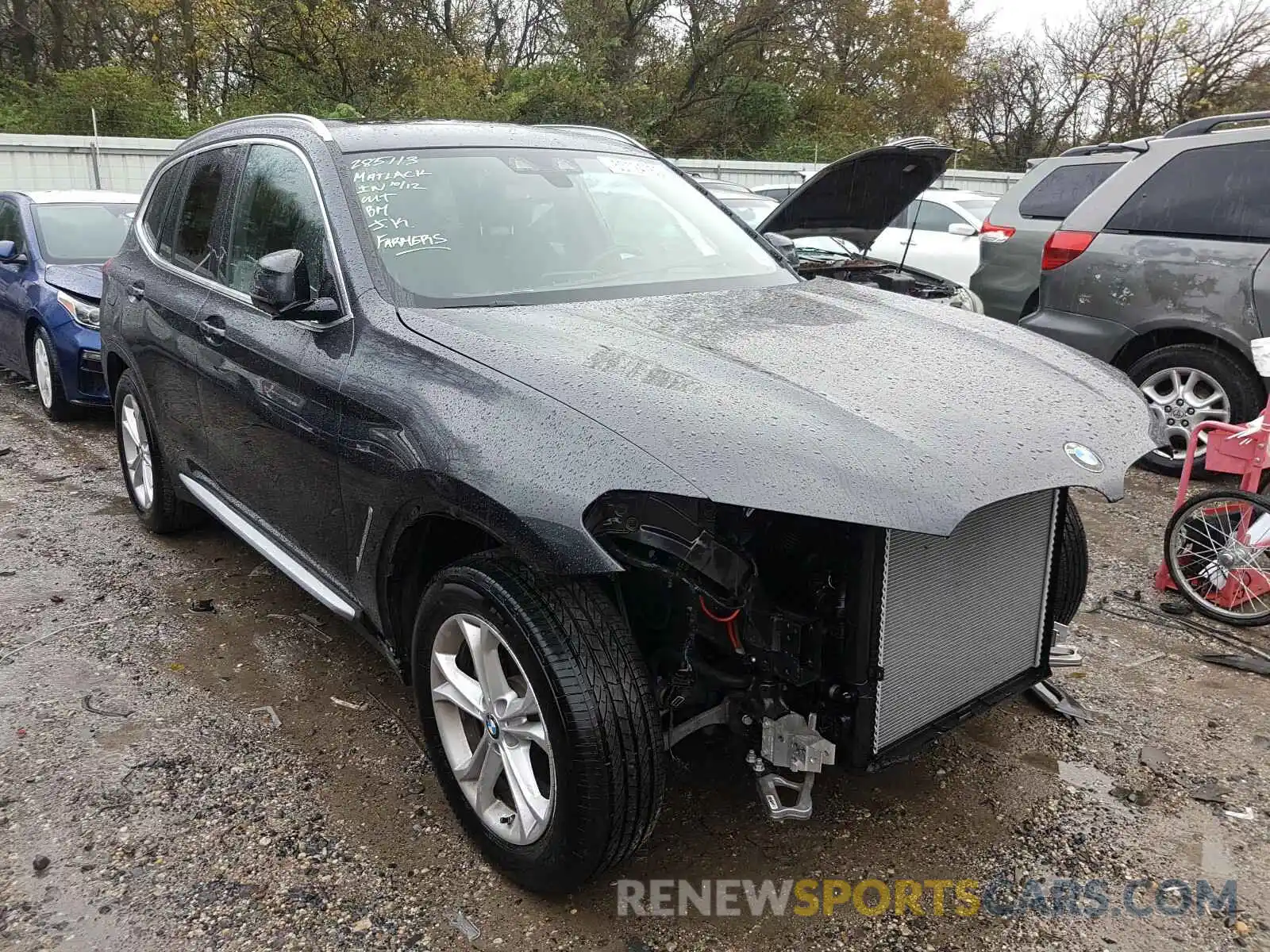 1 Photograph of a damaged car 5UXTR9C57KLE14684 BMW X3 2019