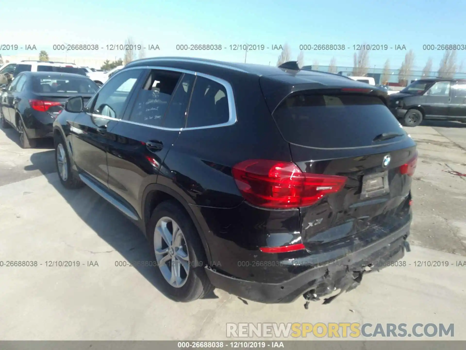 3 Фотография поврежденного автомобиля 5UXTR9C57KLE16788 BMW X3 2019