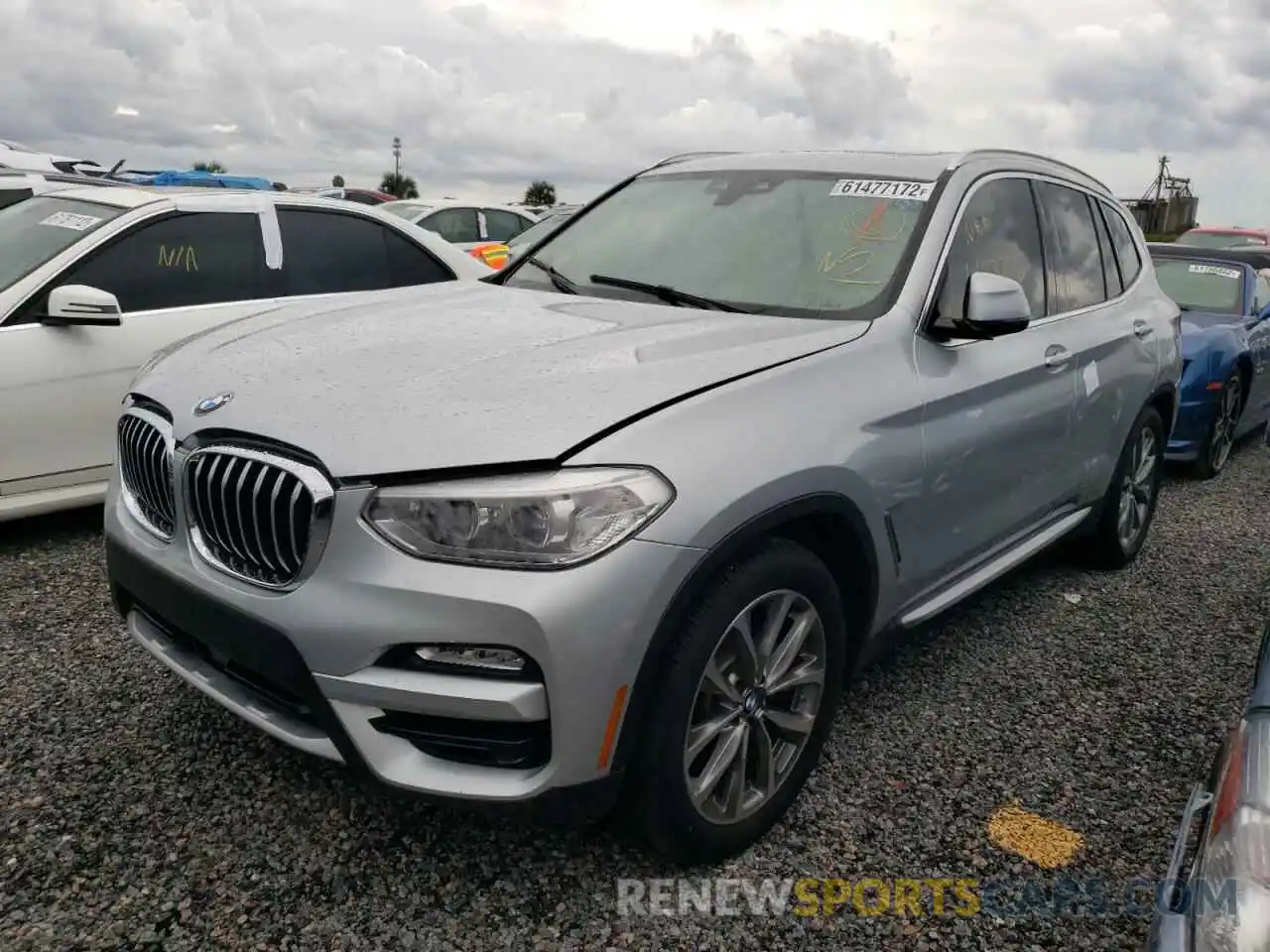 2 Фотография поврежденного автомобиля 5UXTR9C57KLE17732 BMW X3 2019