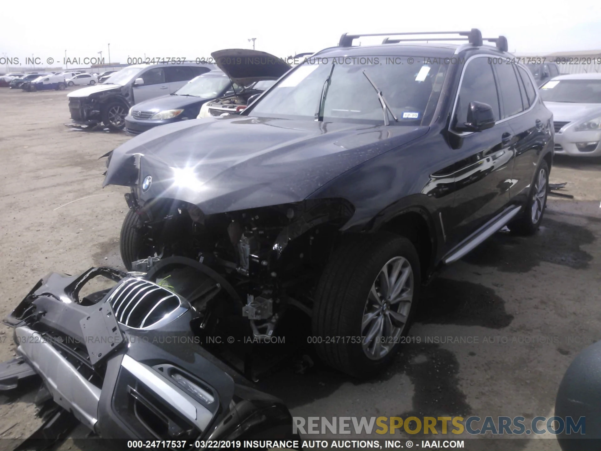 2 Photograph of a damaged car 5UXTR9C57KLE18492 BMW X3 2019