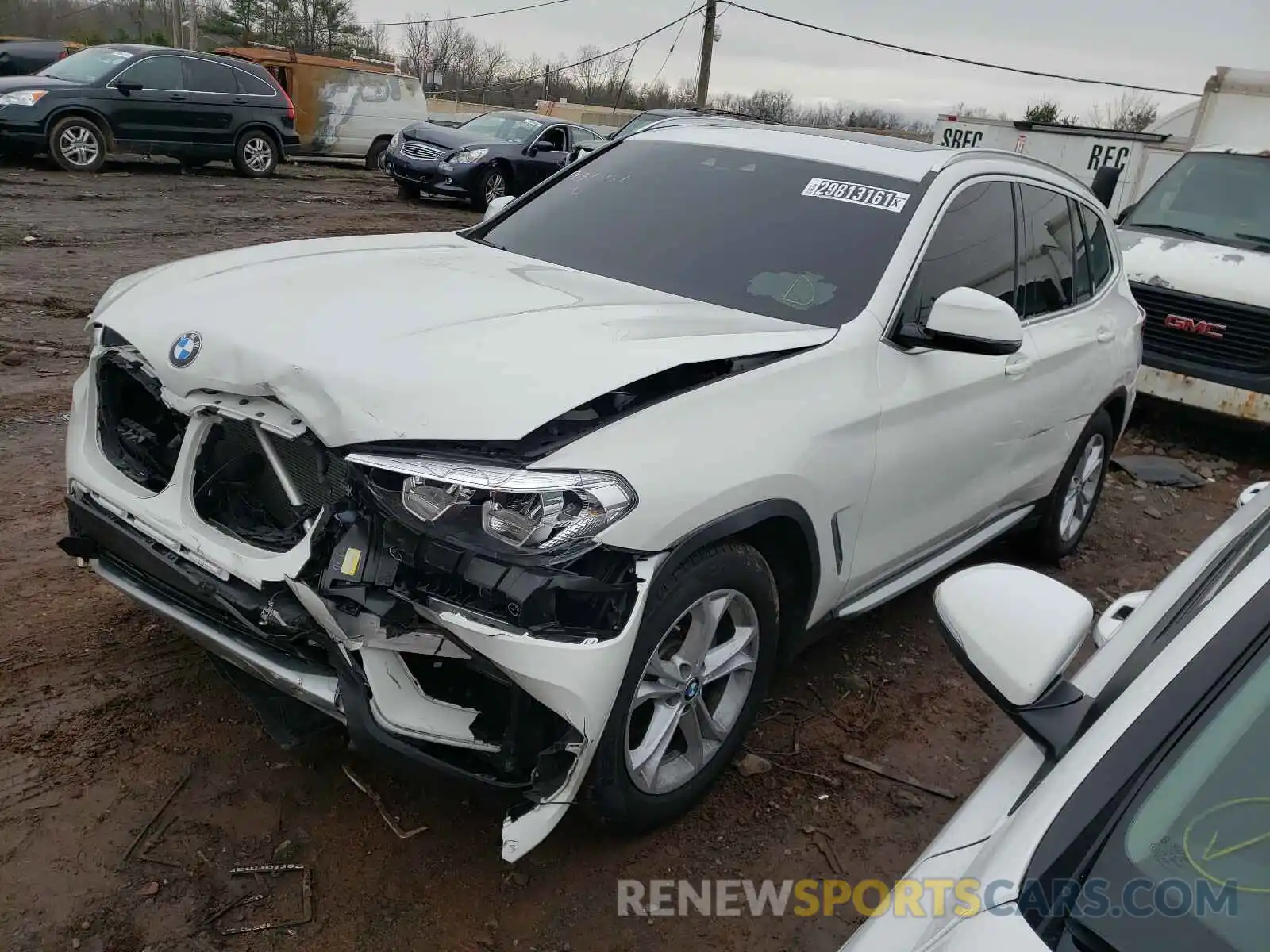 2 Фотография поврежденного автомобиля 5UXTR9C57KLE18587 BMW X3 2019