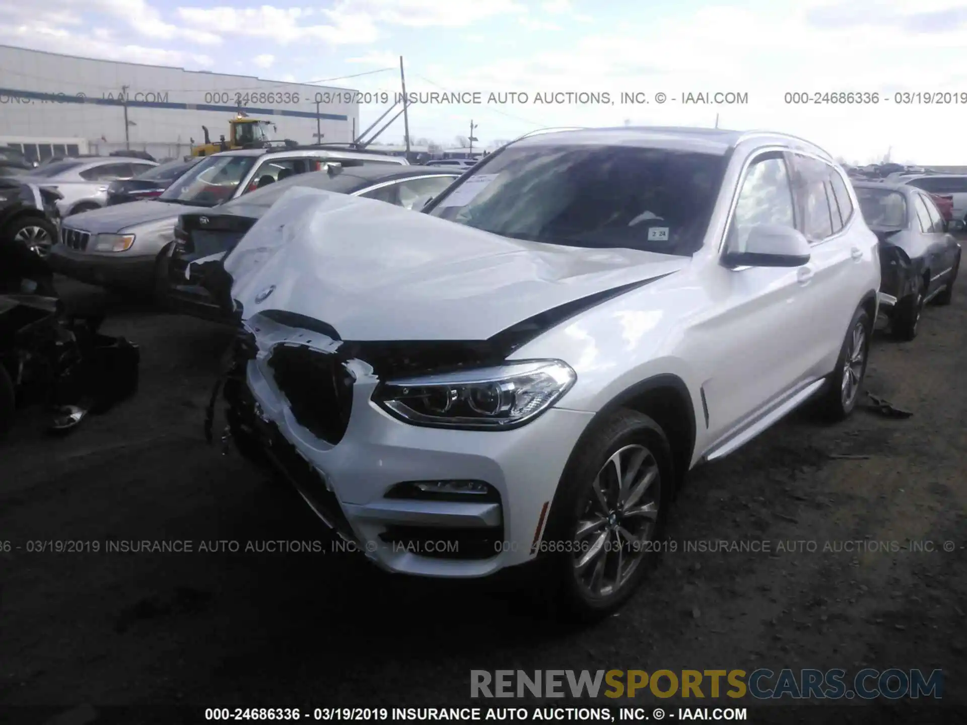 2 Photograph of a damaged car 5UXTR9C57KLE19853 BMW X3 2019