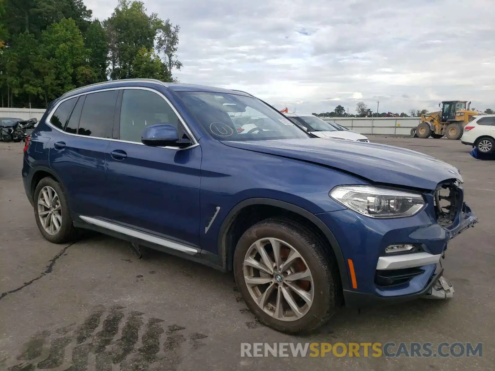 1 Photograph of a damaged car 5UXTR9C57KLE21568 BMW X3 2019