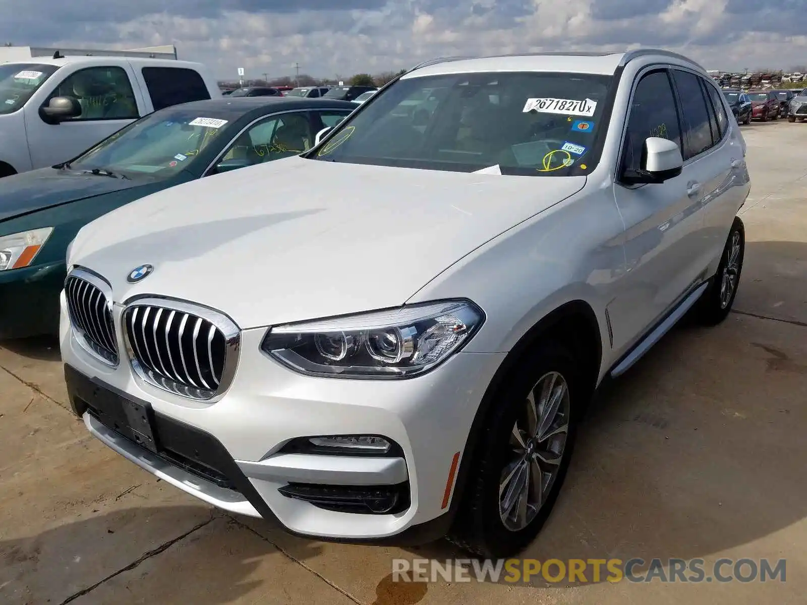 2 Photograph of a damaged car 5UXTR9C57KLP77936 BMW X3 2019