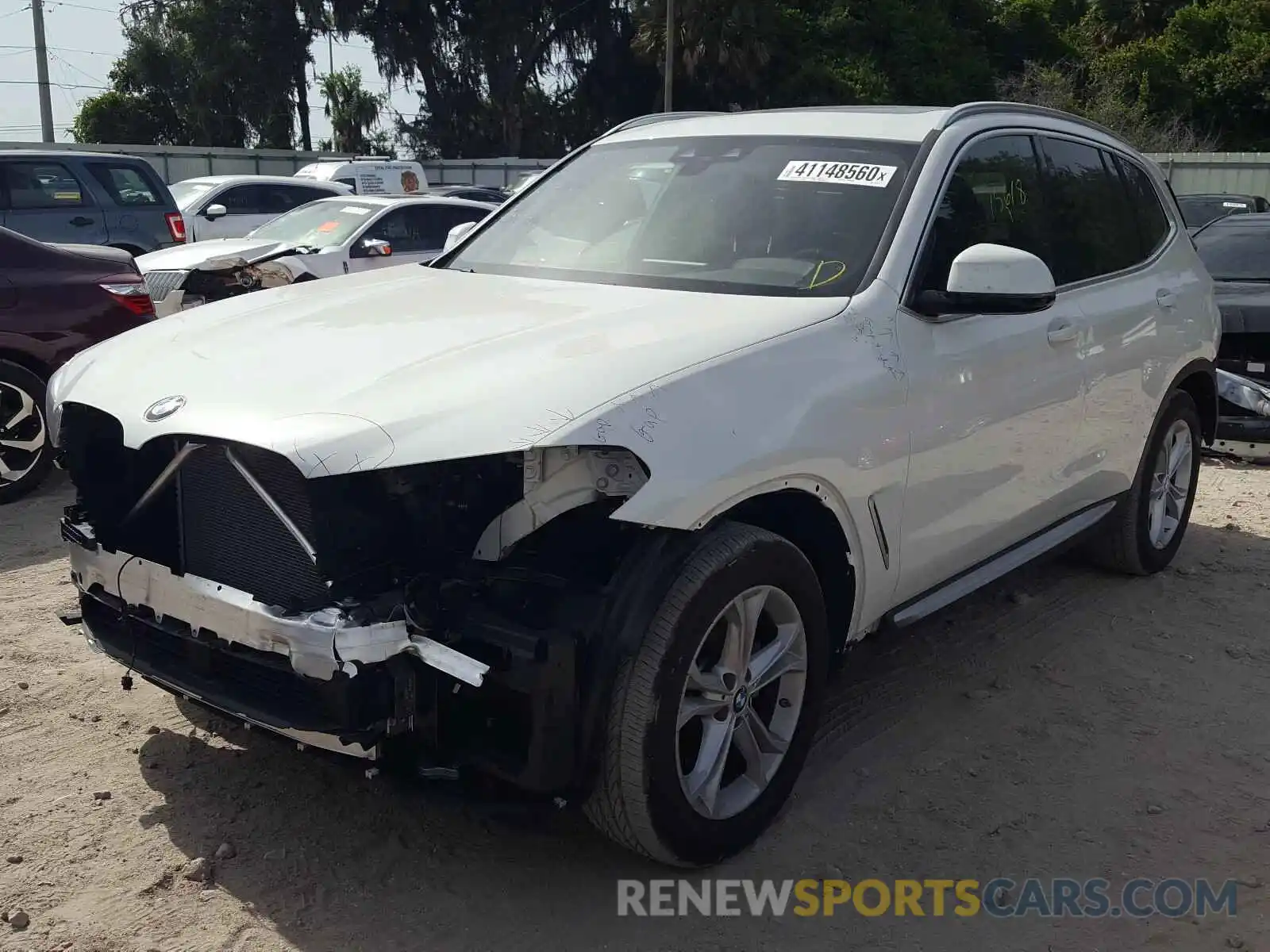 2 Photograph of a damaged car 5UXTR9C57KLP81761 BMW X3 2019