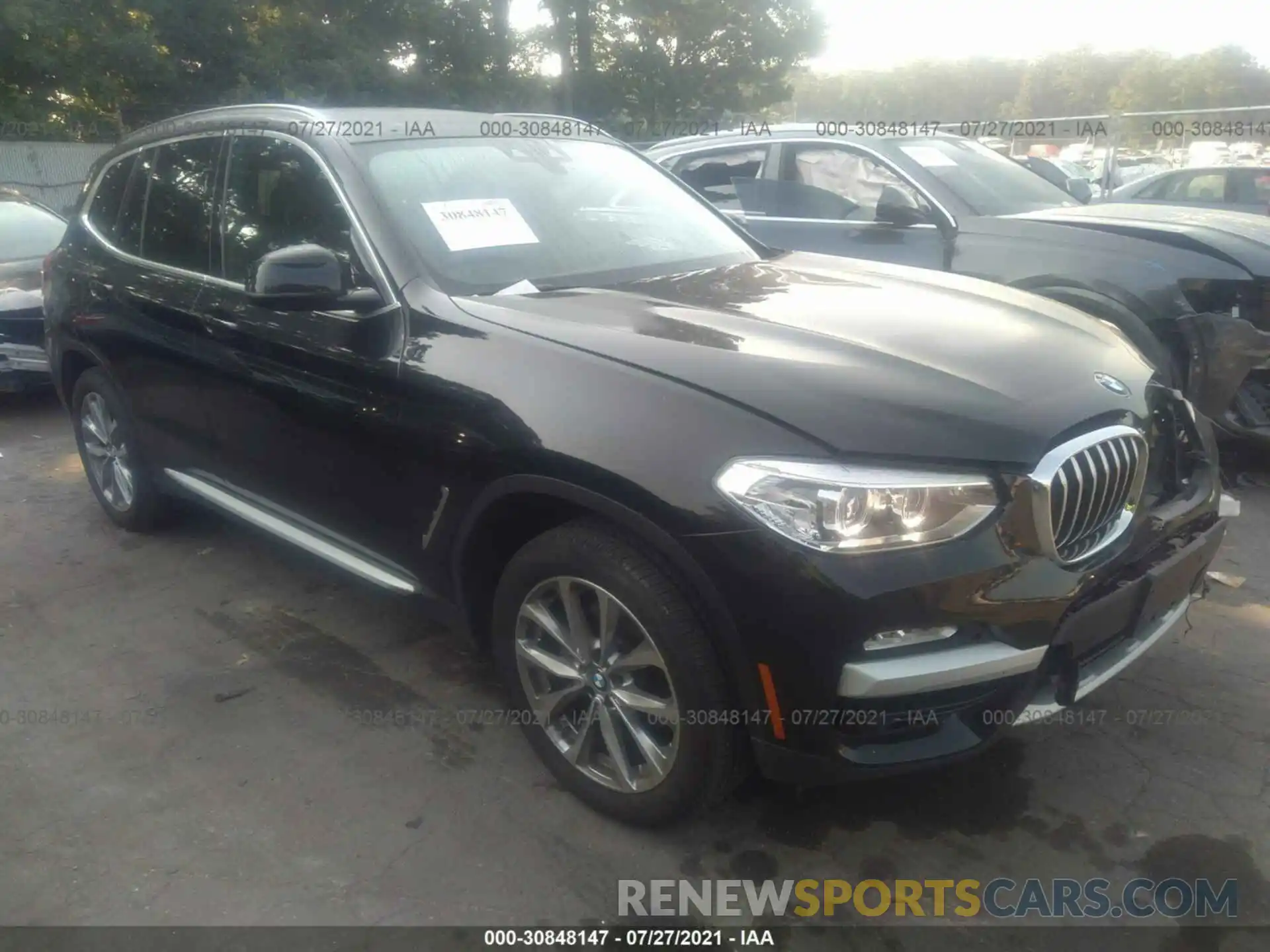 1 Photograph of a damaged car 5UXTR9C57KLP84353 BMW X3 2019