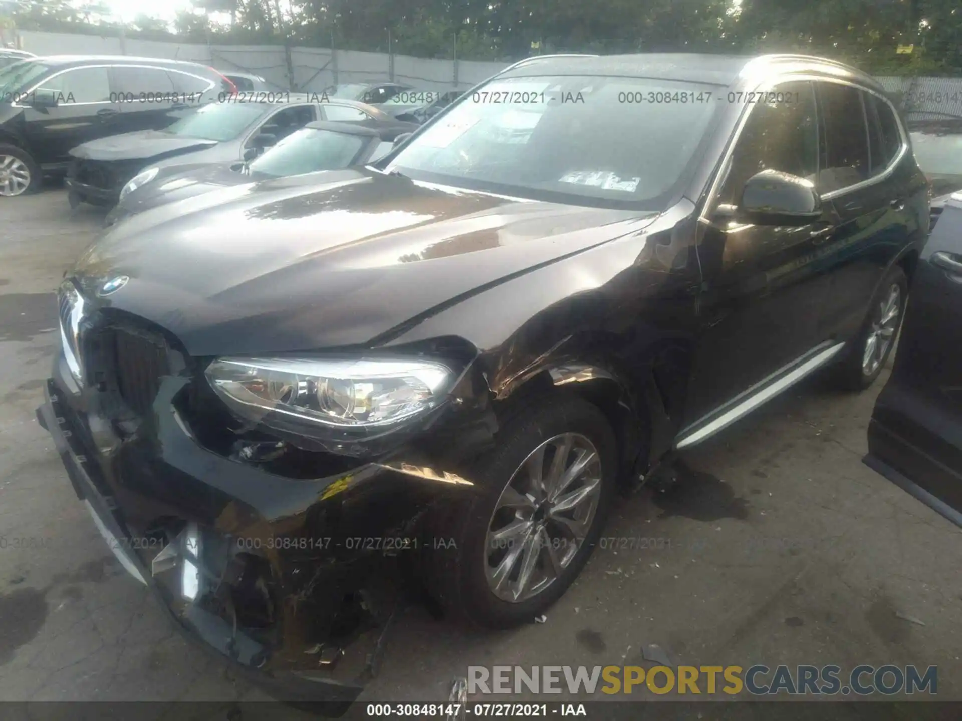 2 Photograph of a damaged car 5UXTR9C57KLP84353 BMW X3 2019