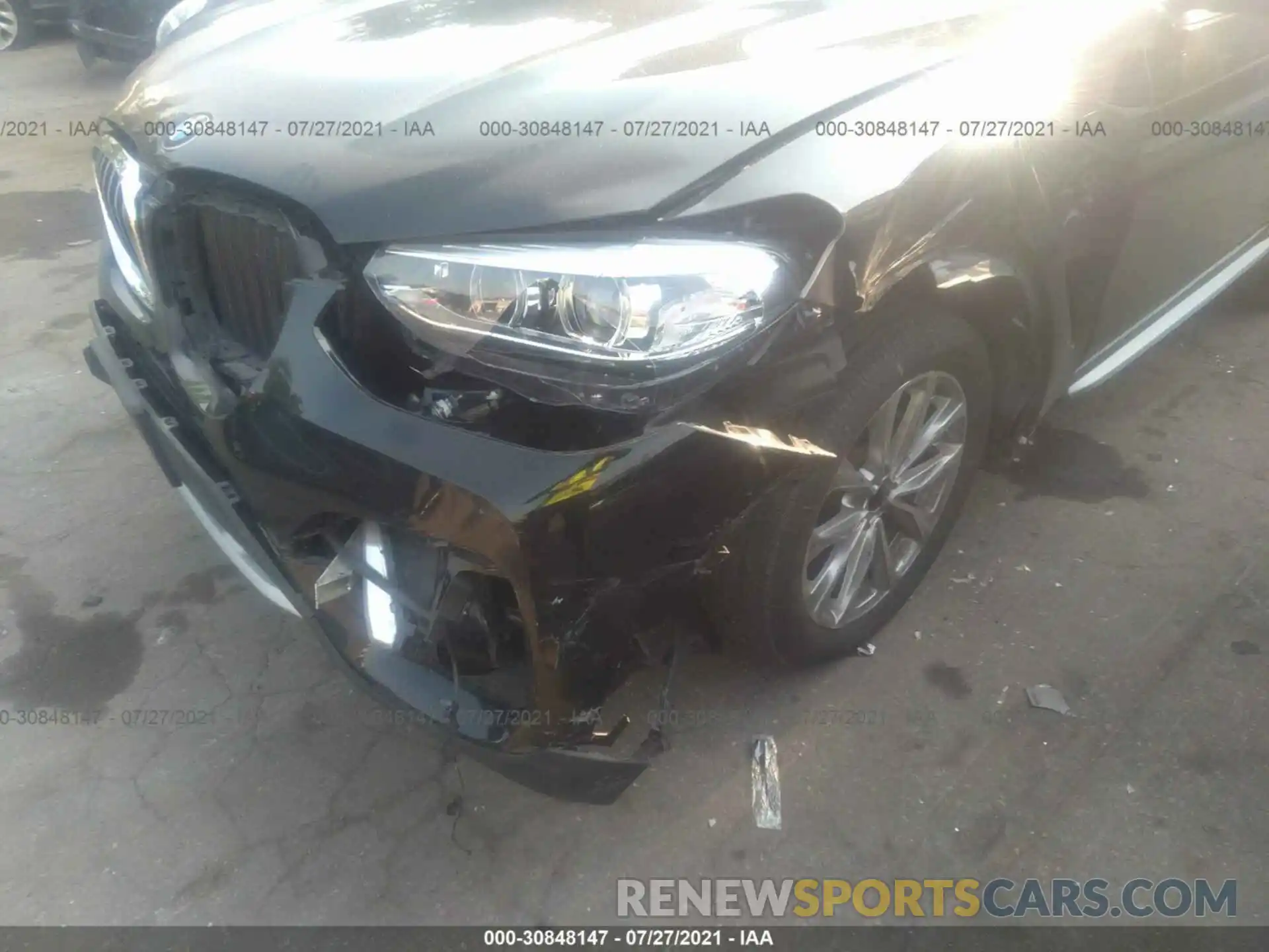 6 Photograph of a damaged car 5UXTR9C57KLP84353 BMW X3 2019