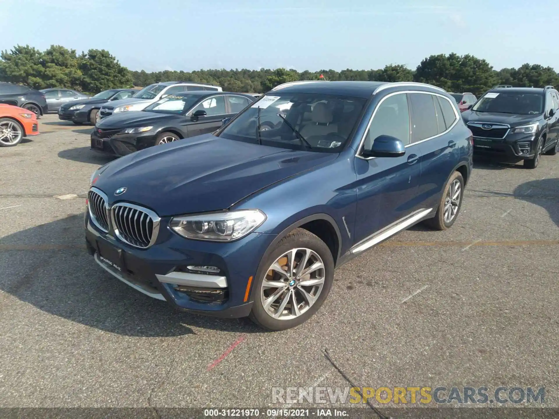 2 Photograph of a damaged car 5UXTR9C57KLP84935 BMW X3 2019