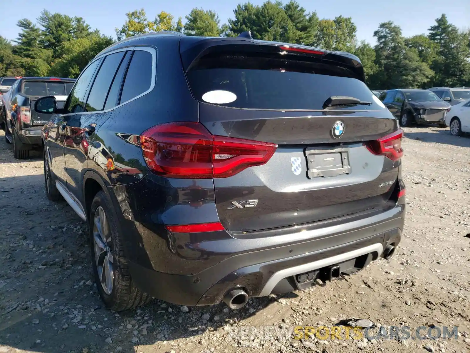 3 Photograph of a damaged car 5UXTR9C57KLP87379 BMW X3 2019