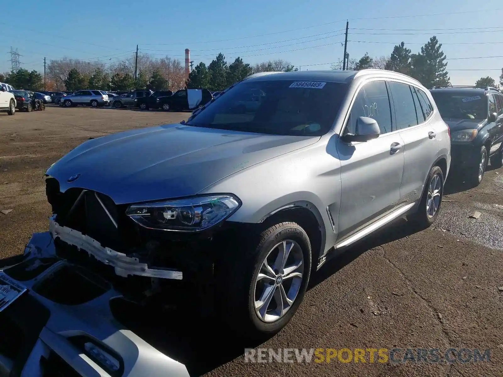 2 Photograph of a damaged car 5UXTR9C57KLP87463 BMW X3 2019