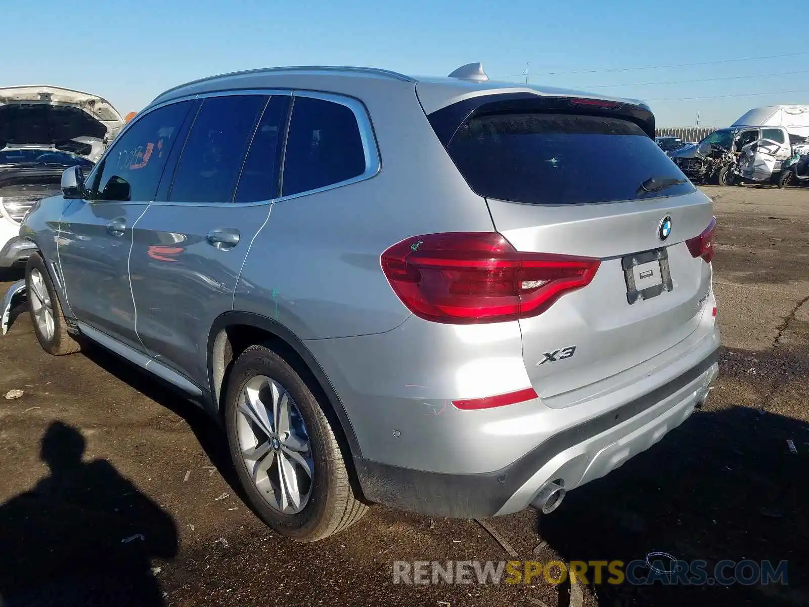 3 Photograph of a damaged car 5UXTR9C57KLP87463 BMW X3 2019