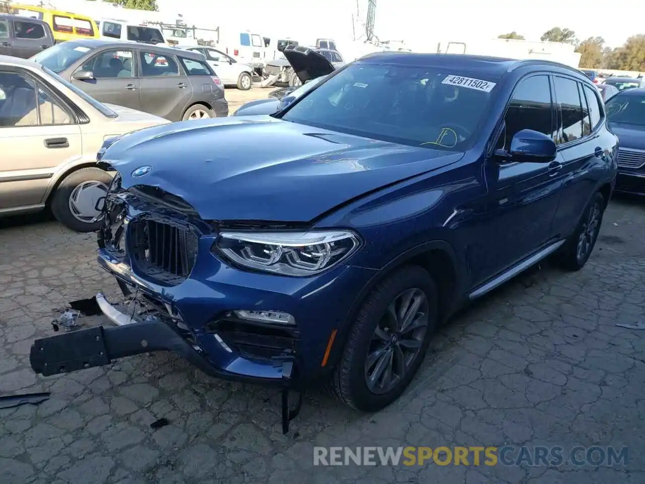 2 Photograph of a damaged car 5UXTR9C57KLP88807 BMW X3 2019