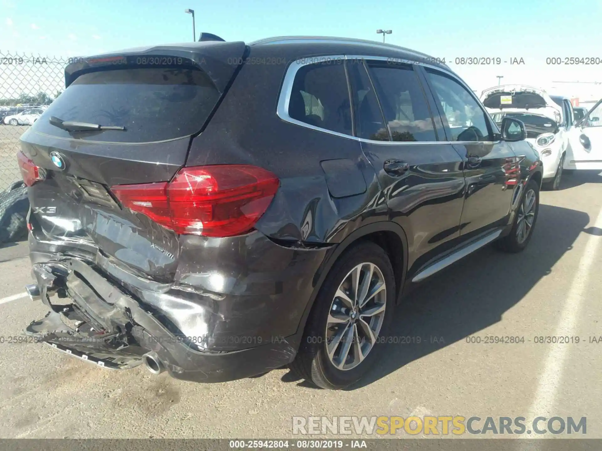 4 Photograph of a damaged car 5UXTR9C57KLP90055 BMW X3 2019