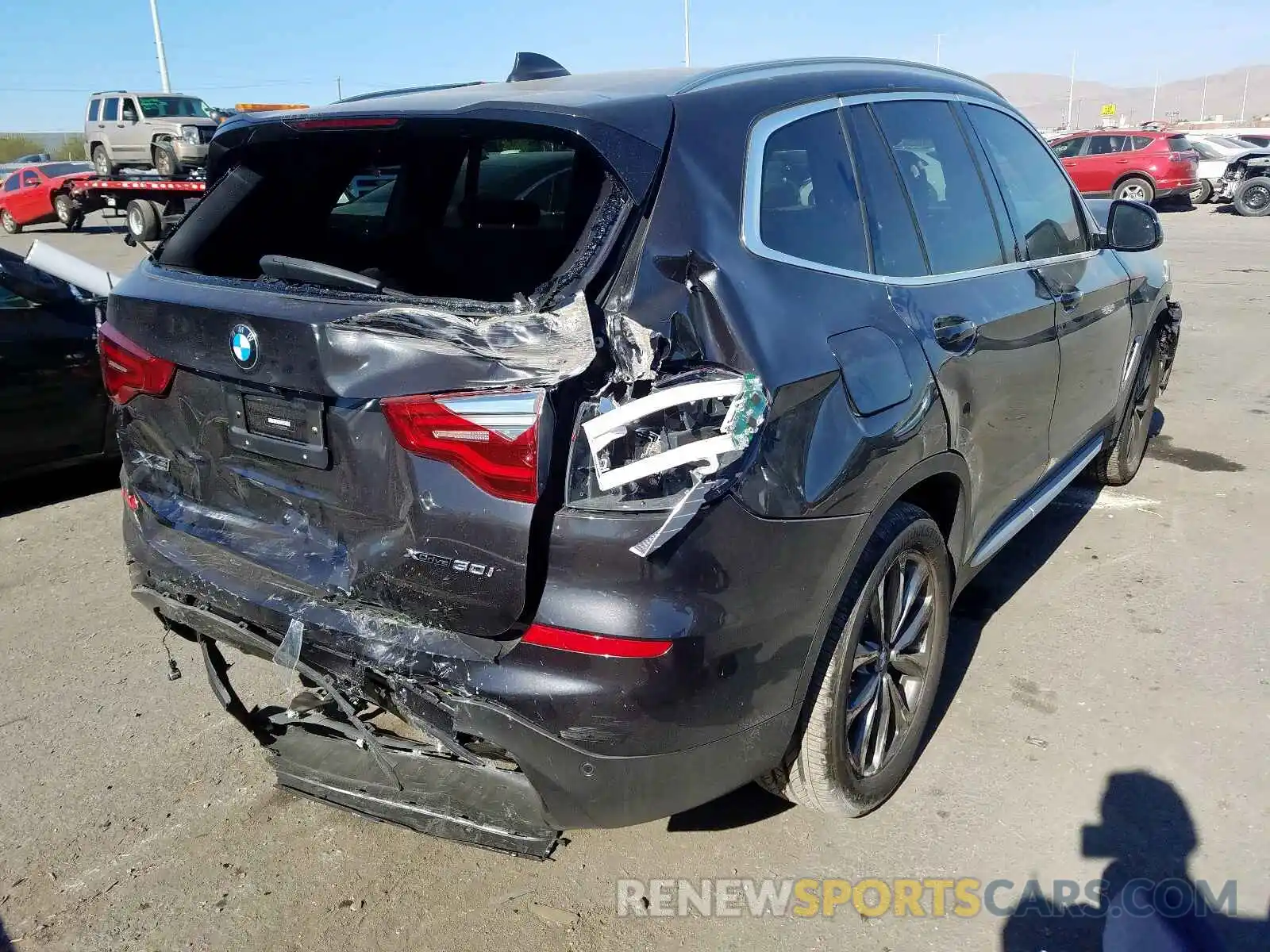 4 Photograph of a damaged car 5UXTR9C57KLP91089 BMW X3 2019