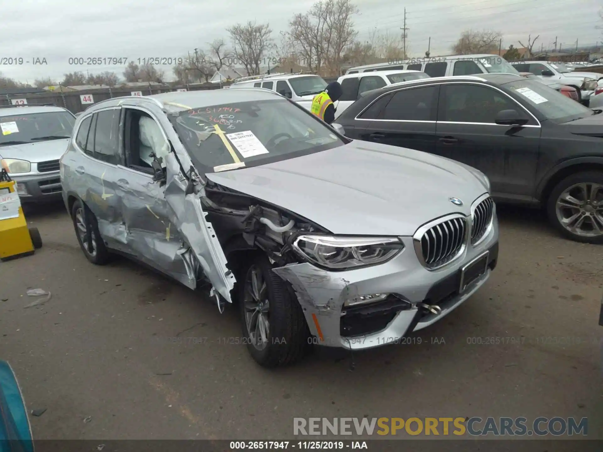 1 Photograph of a damaged car 5UXTR9C57KLP91237 BMW X3 2019