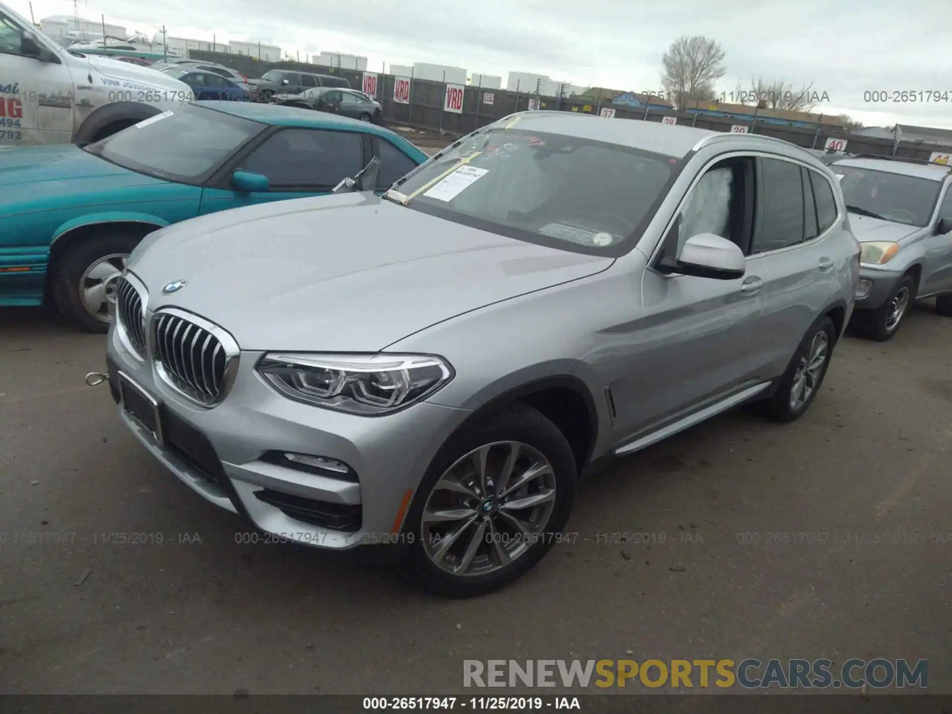 2 Фотография поврежденного автомобиля 5UXTR9C57KLP91237 BMW X3 2019