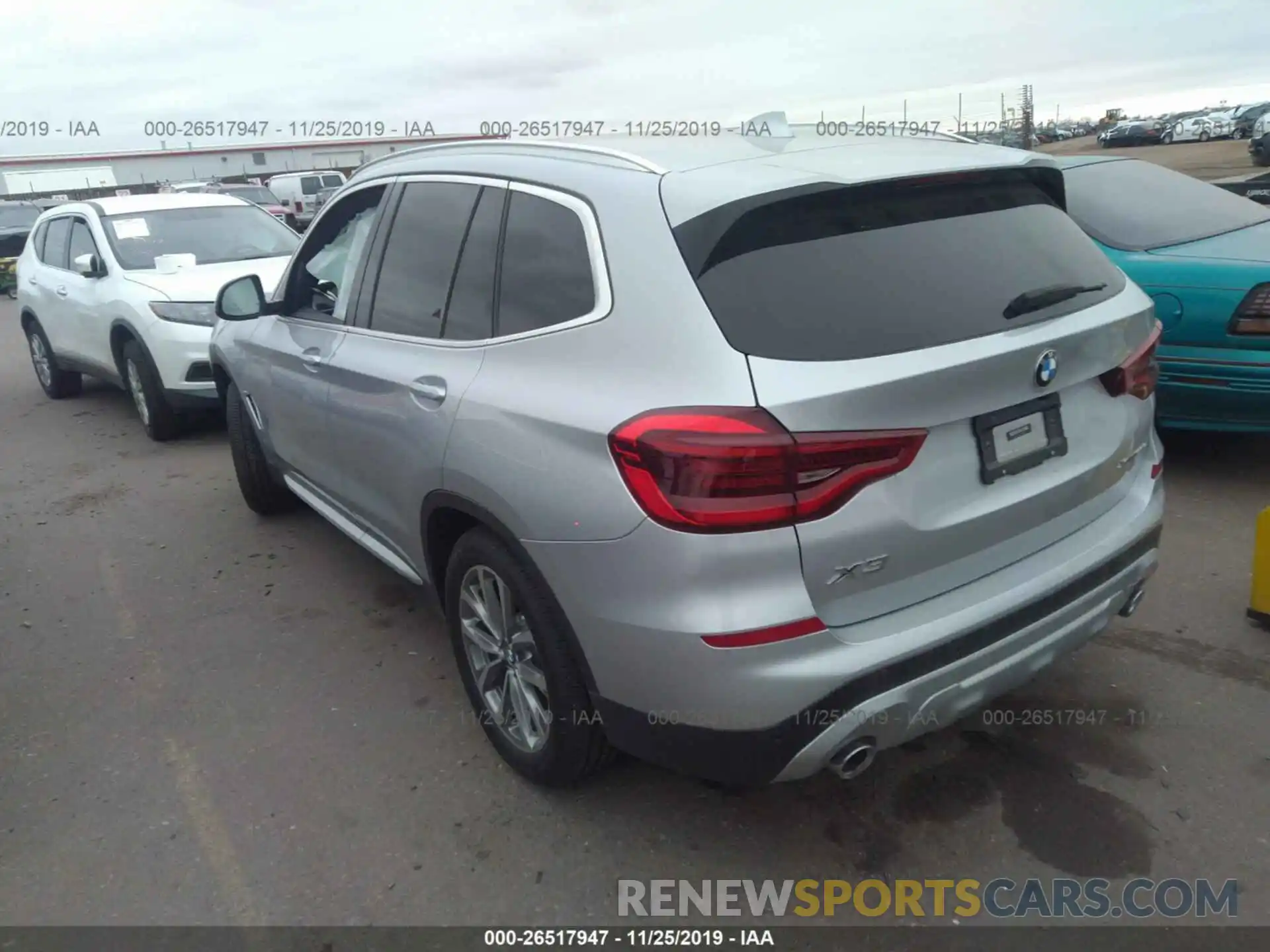 3 Photograph of a damaged car 5UXTR9C57KLP91237 BMW X3 2019